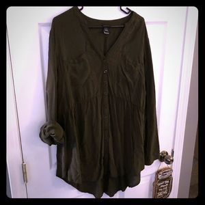 Torrid long sleeve blouse